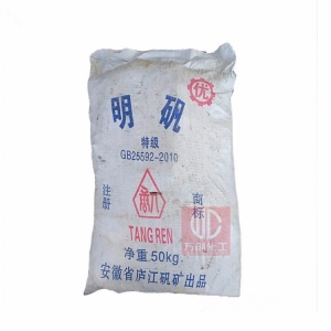 明礬，工業(yè)明礬，KAl(SO?)?·12H?O